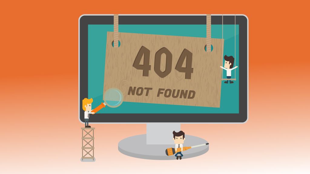 Error 404: Page Not Found Graphic